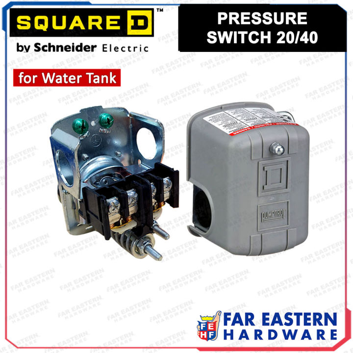 Square D Pumptrol Pressure Switch 20/40 for Water Tank Lazada PH