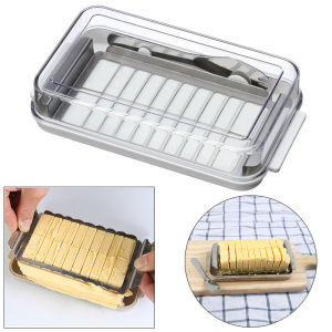 ABWBT Portable Food Keeper Butter Cheese Dish With Lid Sealing Cutting Kitchen Storage Butter Box
