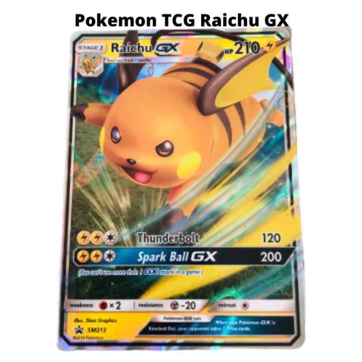 Original Pokemon TCG Raichu GX 100% Authentic Pokemon Card Pokemon Trading Card Game - Lazada | Lazada PH Original Pokemon TCG Raichu GX 100% Authentic Pokemon Card Pokemon Trading Card Game - Lazada | Lazada PH