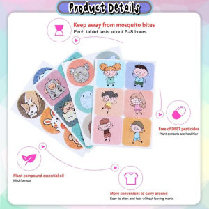 [Little B House] 36pcs Mosquito Patch Anti Mosquito Sticker Insect Repellent Sticker 防蚊贴 驱蚊贴 Pelekat Anti Nyamuk -BS16