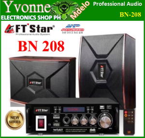 The 1 set Megapro FT STAR PROFESSIONAL KARAOKE HOME AUDIO SPEAKER SET BN-208 With Bluetooth usb