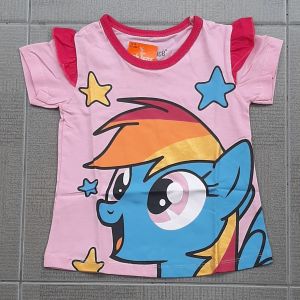 TSE Kaos Anak Cewek Perempuan Kuda Little Pony Little Space 1-7 Tahun ACS