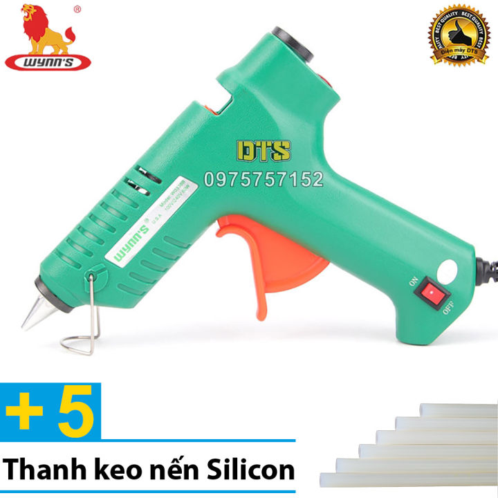 Máy bắn keo nến silicon cầm tay 60W WYNN'S Kapusi JAPAN + Kèm 5 thanh ...