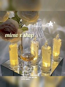 READY STOCK ⚡Minimalist Blink Blink Candle Lamp Flameless Smokeless Creative Decor Lampu Tidur Lilin 简约创意闪闪蜡烛造型灯