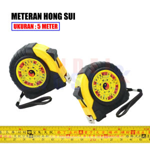 Meteran 5M 5.0 Meter Hongsui Meteran Roll 5 Meteran Bangunan