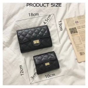 CAI YUN🌸【FAST จัดส่ง】Elegant Korean Style Shoulder Bag with Chain Strap for Women - Classic Plain Crossbody Mini Purse