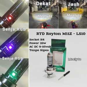 Lampu Utama H4 RTD Rayton plus senja RGB Jauh Dekat D3 PUTIH Kuning M11Z