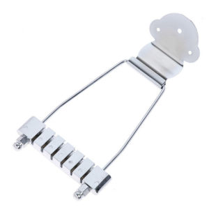 Replacemet 6 String Bridge Tailpiece For JAZZ Guitar Steel and Zinc Alloy Guitar Board