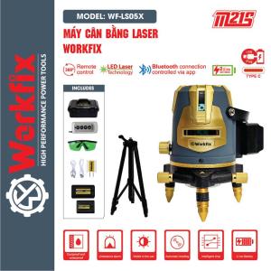 [Xoay 360 Độ] Máy Cân Bằng Laser 5 Tia Xanh Workfix WF-LS05X - 2 Pin 3000mAh 6000mAh - Đèn Led Siêu Sáng - Bảo Hành Chính Hãng 6 Tháng