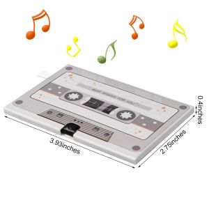 Rekaman Gift Card Voice Record Kartu Perekam Suara Musik Custom Recordable Retro