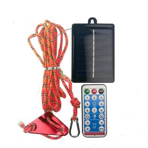 Outdoor Camping Tent Wind Rope Light Anti-tripping Decorative Lantern Waterproof Solar Atmosphere Light MY-024