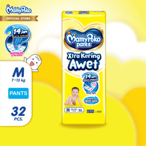 MamyPoko Pants X-tra Kering ukuran M (7-12kg) isi 32 pcs