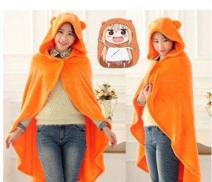 Costume Umaru Hoodie Blanket Umaru-chan Cloak Anime Doma Umaru