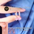 Anting jepit italy van cleef emas rosegold 750 kadar 17k. 