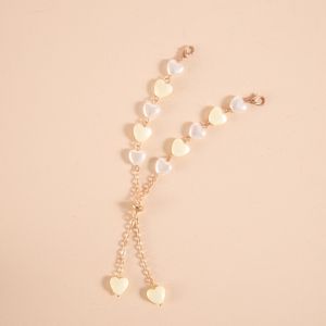 HIJAB CONNECTOR ELASTIS / KONEKTOR MASKER MUTIARA PEARL / Mutiara LOVE / KOREAN CONNECTOR MASK / HEADLOOP PREMIUM STRAP