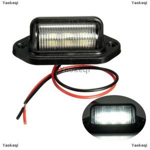 [COD] Yaokeqi 1Pc Waterproof 6 LED 12V License Plate Light Car Boat Truck Trailer Step Lamp