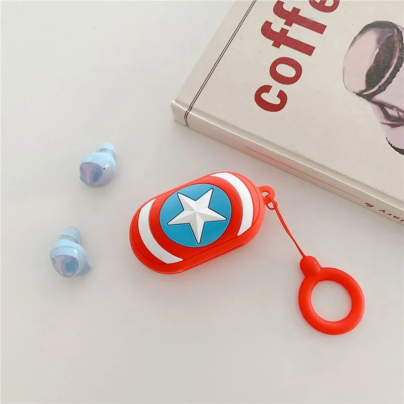 Marvel Captain America Case for Samsung Galaxy Buds/Buds Plus