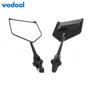 VODOOL Motorcycle Rearview Mirror Set for ATV Scooter Dirt Bike Rotating Side Mirrors with Anti-Glare Coating