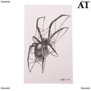 [COD] Homein Herbal Tattoo Stickers Spider Web Temporary Tattoos Lasting Punk Cobweb Tattoo Cheap Goods Festival Art Man Tattoo Sticker