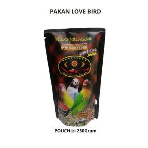 PAKAN LOVE BIRD PREMIUM KEMASAN POUCH 250GR PAKU ALAM
