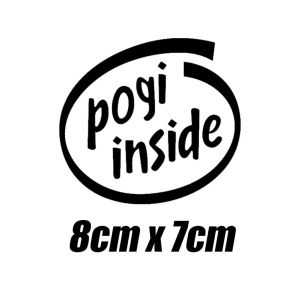 Pogi Inside Sticker for Motorcycle Waterproof Stickers Astig Decal for Motor Car Vinyl Decals