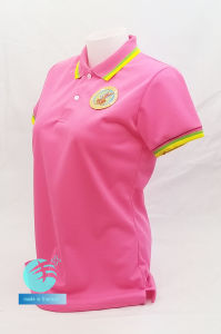 💥ราคาพิเศษช่วงแนะนำ💥เสื้อโปโลผ้าCoolTech สีชมพู กรมสรรพากร (ชาย/หญิง) ใส่แล้วเย็นมาก!!!