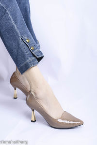 Giày Cao Gót Mũi Nhọn Gót Thanh