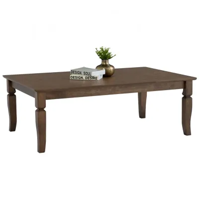 MUSE Design GASTON Meja Kopi Kayu Solid / 2 Laci Penyimpanan 2 Drawers Solid Wood Coffee Table