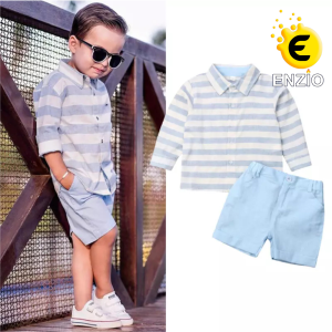 Setelan Baju Anak KEMEJA CASUAL 1-5 Tahun EnzioKids Berkualitas