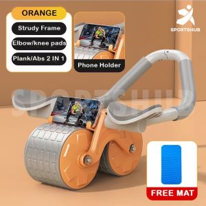 Ab Roller Timer Abs Exercise Abdominal Wheel Multi-functional Elbow Support Home Equipment Fitness Workout Equipment 腹肌轮
