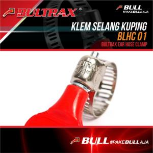 BULL Hose Clamp Klem Selang Stainless Kupingan 1/2" 5/8" 3/4" 7/8" 1"