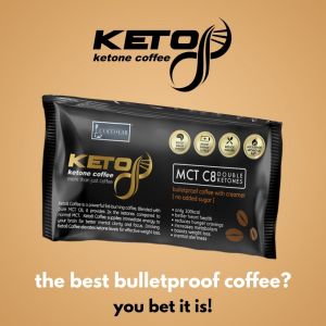 Keto8 Coffee x 15 Sachetsfrom COCOLAB - For Weight Loss Energy Hunger Suppression and Mental Alertness (Bulletproof Ketone Coffee no added sugar)