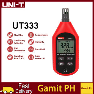[Gamit PH] Original UNI-T UT333 Mini Humidity Temperature Meter Handheld Indoor Outdoor Hygrometer Overload Indication Unit Conversion LCD Backlight Hygromet