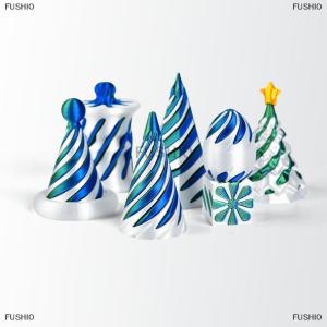 [COD] FUSHI0 7PCS 3D in Đồ chơi xoay Kim tự tháp ba chiều xoắn ốc hình Nón Thần Tài đồ chơi 3D xoắn ốc nón prelearning accessiories