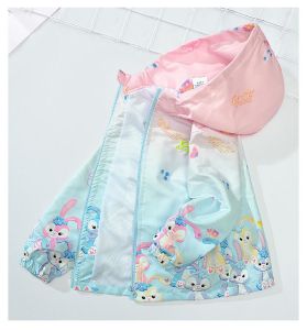 [XẢ TỒN KHO] Áo khoác gió bé gái 2 lớp có mũ trùm đầu size đại 25-50kg