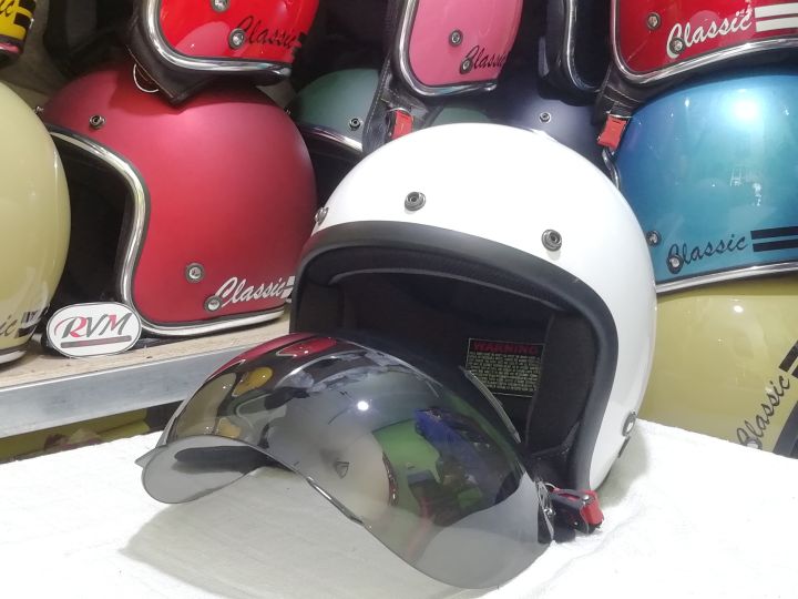 HELM%20BOGO%20RETRO%20CLASSIC%20DEWASA%20CAT%20WARNA%20PUTIH%20-%20Image%205