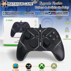 【T-X101】Stik Stick Controller Wired Xbox Series ONE | Xbox 360 Xbox One | PC | Steam - White