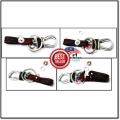 PROTON SAGA BLM/FLX Key Start Remote Leather Car Key Cover Case (Black-RedLine) Proton-1. 
