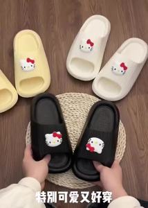 [Free Shipping] WomenS New Bear-Themed Versatile Casual Flat Sandals For Students Dormitory Non-Slip EVA Slip-On Sandals