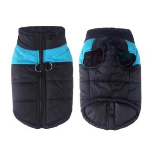 MINIYX Winter Dog Warm Clothes Windproof Thickened Dog Vest Coat Fashion With R-ing Pet Clothes for Small Medium Dog