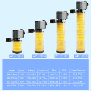 [SG Seller]3 in1 Aquarium Internal Filter Pump With Sponge for fish tank