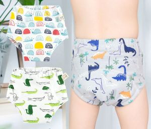 Baby Kids Boys Girls Infant Toddler Toilet Potty Training Pants 9-layers Cotton Cloth Diaper Underwear Cloth Reusable