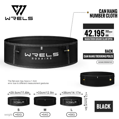 WRELS Lightweight Invisible Bag Durable Reflective Letter Running Sports Phone Multi-Functional #Yb1007