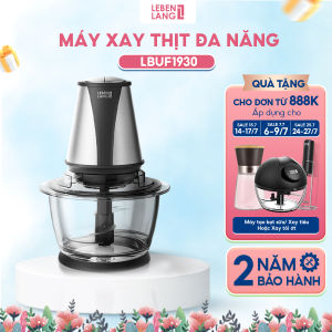 Máy xay thịt đa năng LEBENLANG LBUF1920 cối thủy tinh công suất 400W dung tích 1200ml bảo hành 2 năm