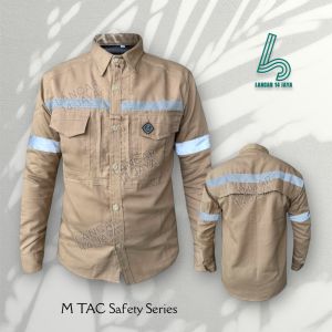 Kemeja Safety Panjang model MTac lengan Panjang / Baju RESKRIM Tangan Panjang / Kemeja M Tac Terbaru / Kemeja Lapangan
