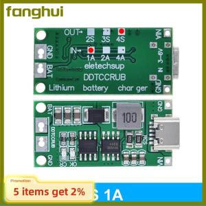 fanghui โมดูลบูสเตอร์1-4A ลิเธียมโพลิเมอร์ลิเธียมไอออนโมดูลชาร์จแบตเตอรี่ลิเธียมโพลิเมอร์ลิเธียมไอออน2S 3S 4S