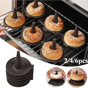 Cake Moulds Bread Donut Tool Donut Mold for Baking Donut Silicone Mold Pastry Molds for Bagel and Doughnut Cake Pans