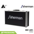 Sherman MIC-441+ ไมค์ลอยมือถือ 4 ตัว 76 แชนแนล รับส่งสัญญาณ 80 – 100 เมตร ยึดแร็คได้ AT Prosound. 