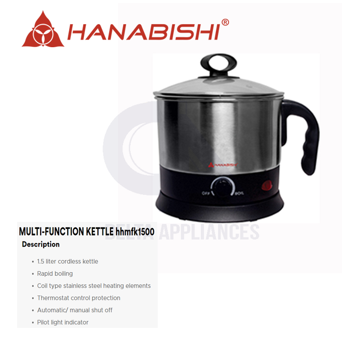 Hanabishi hot sale multifunction kettle