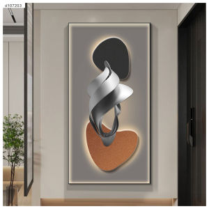 Himalaya Painting Unique Abstract Design 20cmx30cm Frameless Waterproof SintraBoard Decorative Wall No Light